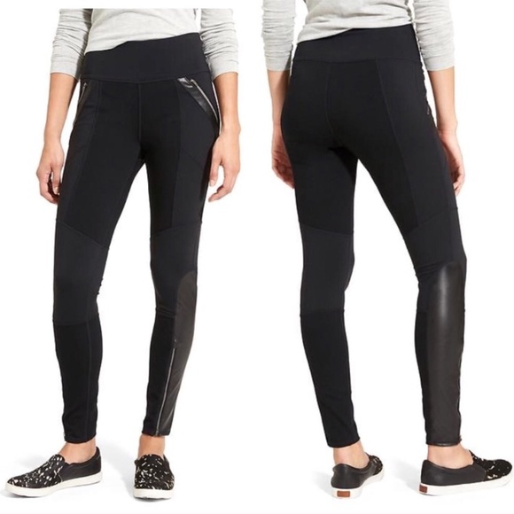 Athleta Pants & Jumpsuits New Athleta Ponte Luxe Legging Black Xxs